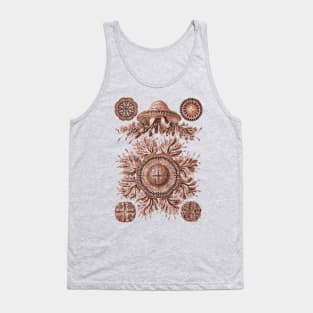 Ernst Haeckel Discomedusae Jellyfish Plate 28 Coral Tank Top